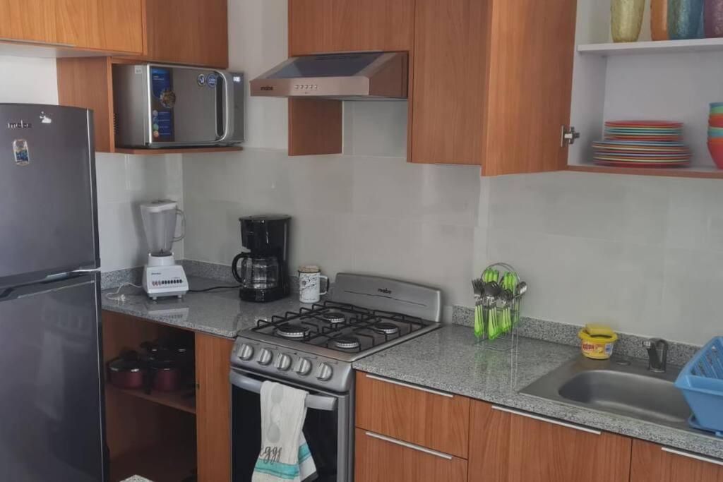 Apartmán Bonito Penthouse Con Roof Garden Manzanillo Exteriér fotografie